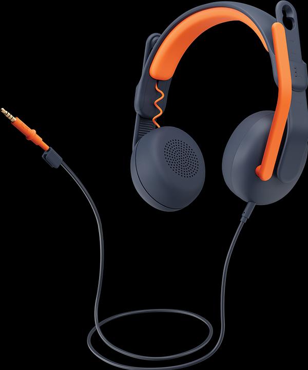 Productafbeelding Logitech Zone Leren - KLASSIEK BLAUW - ON EAR AUX 3,5mm - EDU