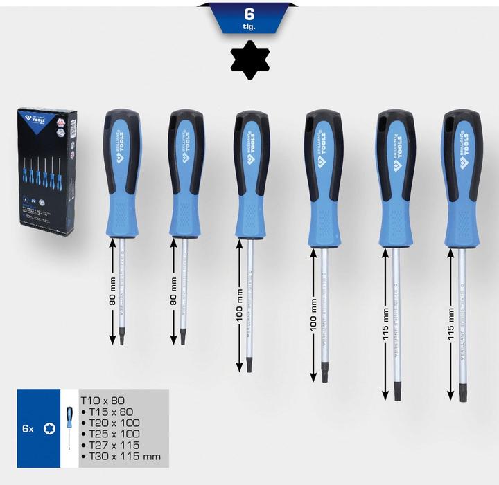 Produktbild Brilliant Tools Schraubendreher-Satz (Pin-torx)