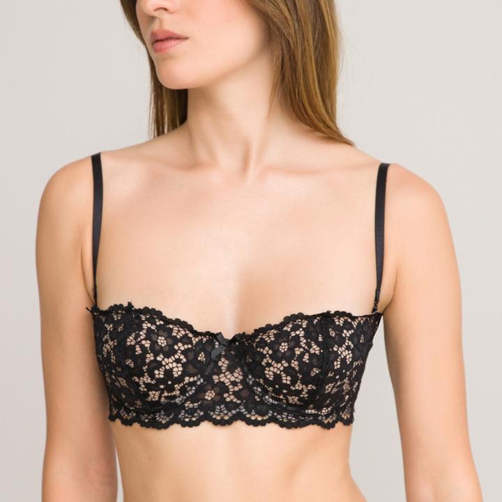 Produktbild La Redoute Collections Bandeau-BH aus Spitze (80 D)