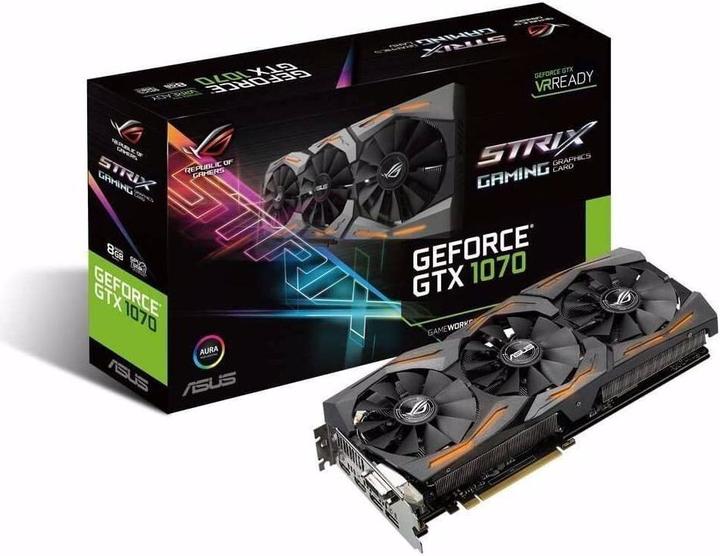 Produktbild ASUS ROG STRIX GeForce GTX1070 8G GAMING (8 GB)