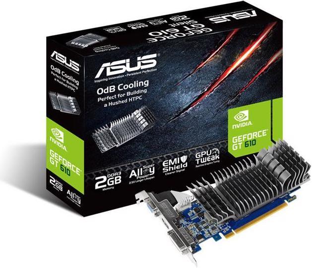 Produktbild ASUS GeForce GT 610 Fanless (1.02 GB)
