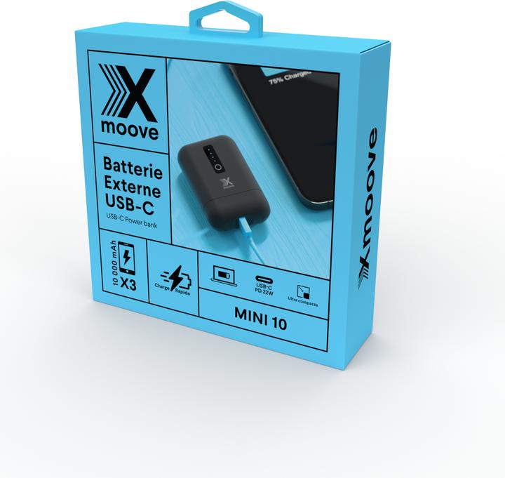Image du produit Livoo Mini10 - Batterie externe USB-C 18W - 10 000 mAh (10000 mAh, 18 W, 18 Wh)