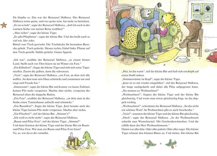 Actual product image Tiger and bear, it's very Christmassy!