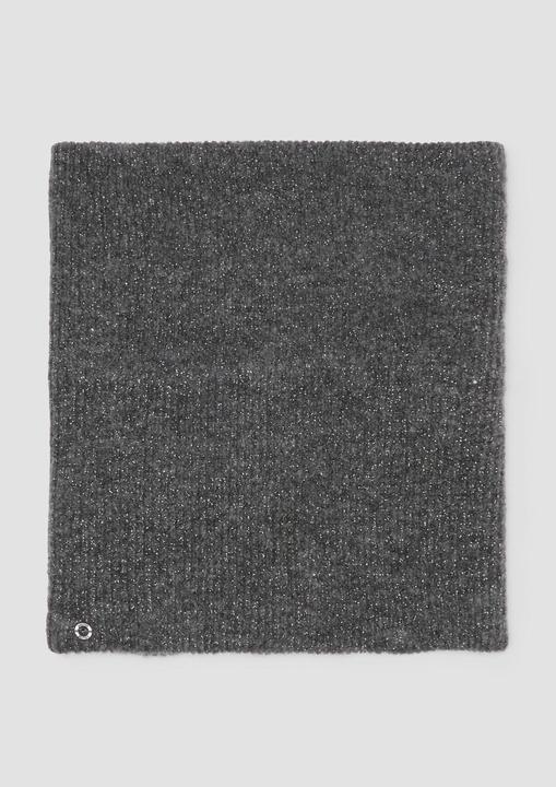 S.Oliver Snood Loop-Schal mit Logo-Ring