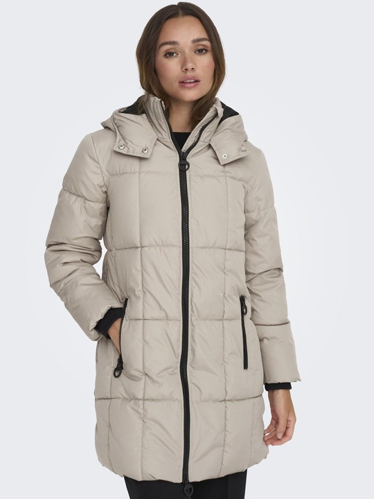 Immagine prodotto JdY Cappuccio Polsini a coste Cappotto Cappotto trapuntato (S)