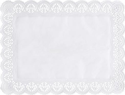 Produktbild Papstar Spitzenpapiere eckigweiss (100 x)