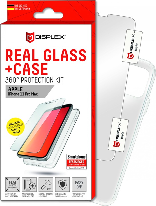 Produktbild Displex Panzerglas + Case (1 Stück)
