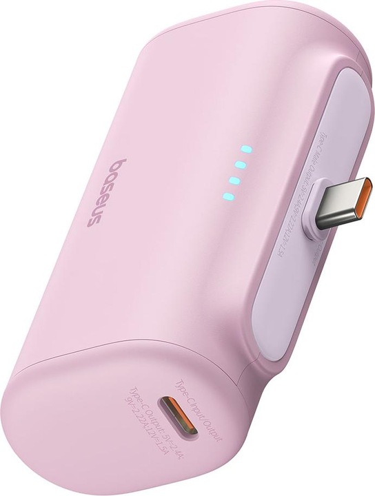 Produktbild Baseus Powerbank Compact USB-C 5000mAh, 20W (rosa) (5000 mAh, 20 W)