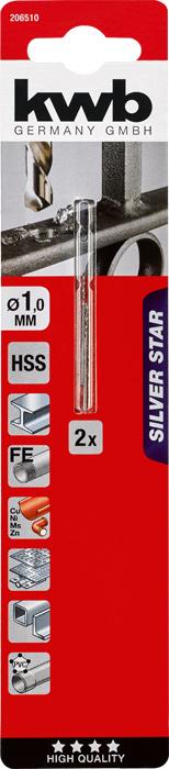 Actual product image kwb SILVER STAR HSS twist drill (1.0 mm)