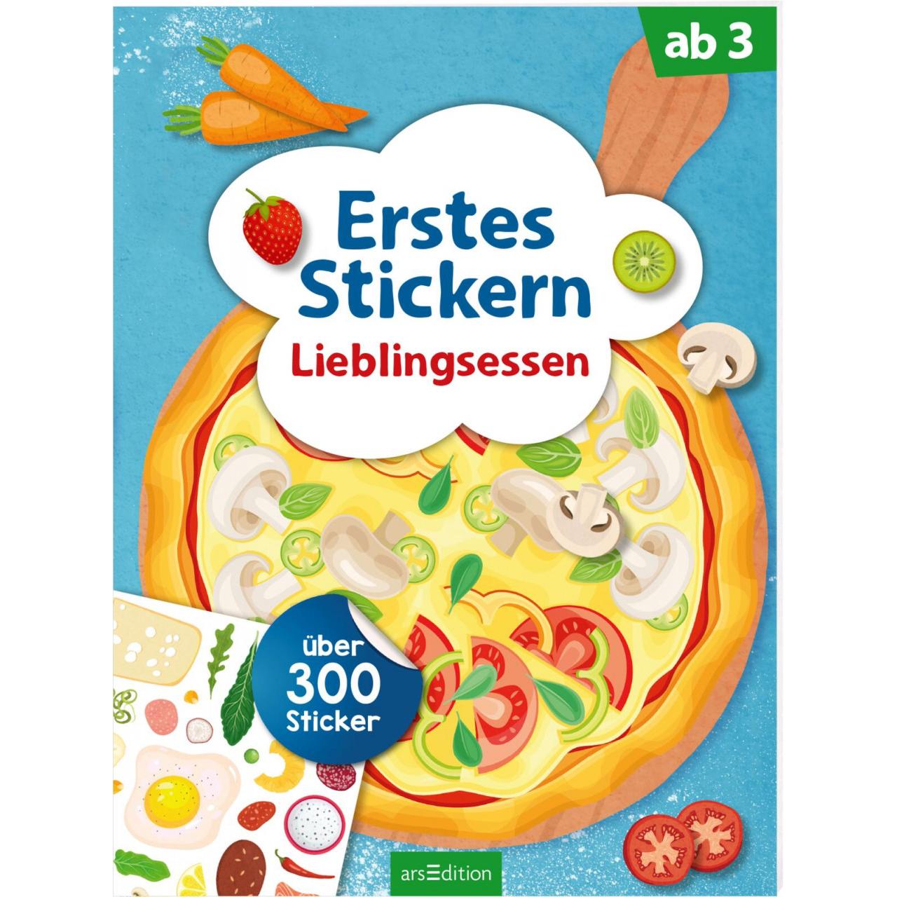 Ars Edition, Sticker, Erstes Stickern – Lieblingsessen