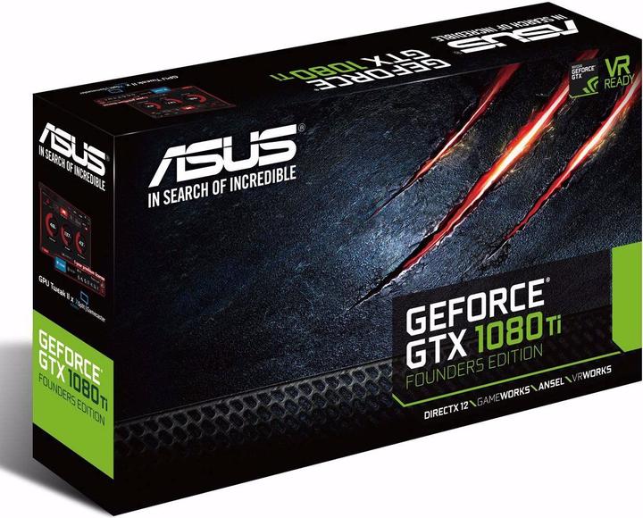 Image du produit ASUS GeForce GTX 1080 Ti FUONDERS EDITION (11 Go)
