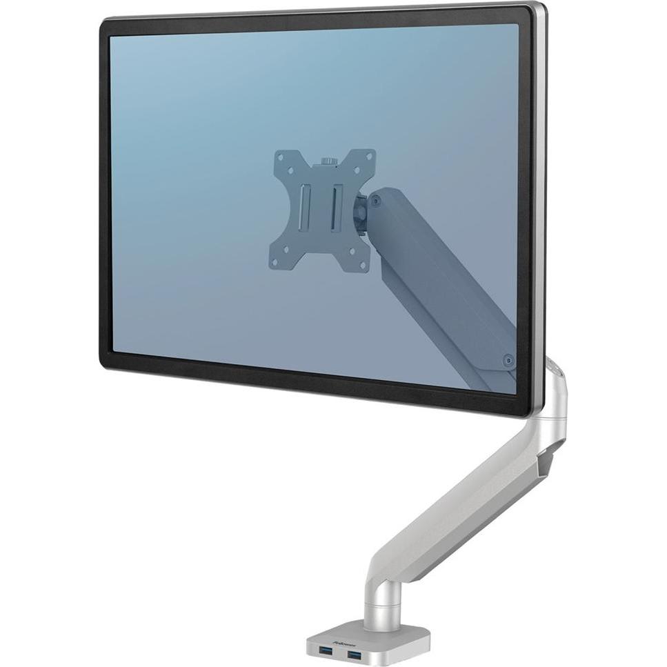 Fellowes 8056401 Flachbildschirm-Tischhalterung 81,3 cm (32"" ) Klemme /Bolzen Silber (Tisch, 32.01"), Monitor Halterung...