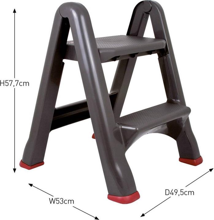 Produktbild Curver Klapptritt (Trittleiter, 63 cm)