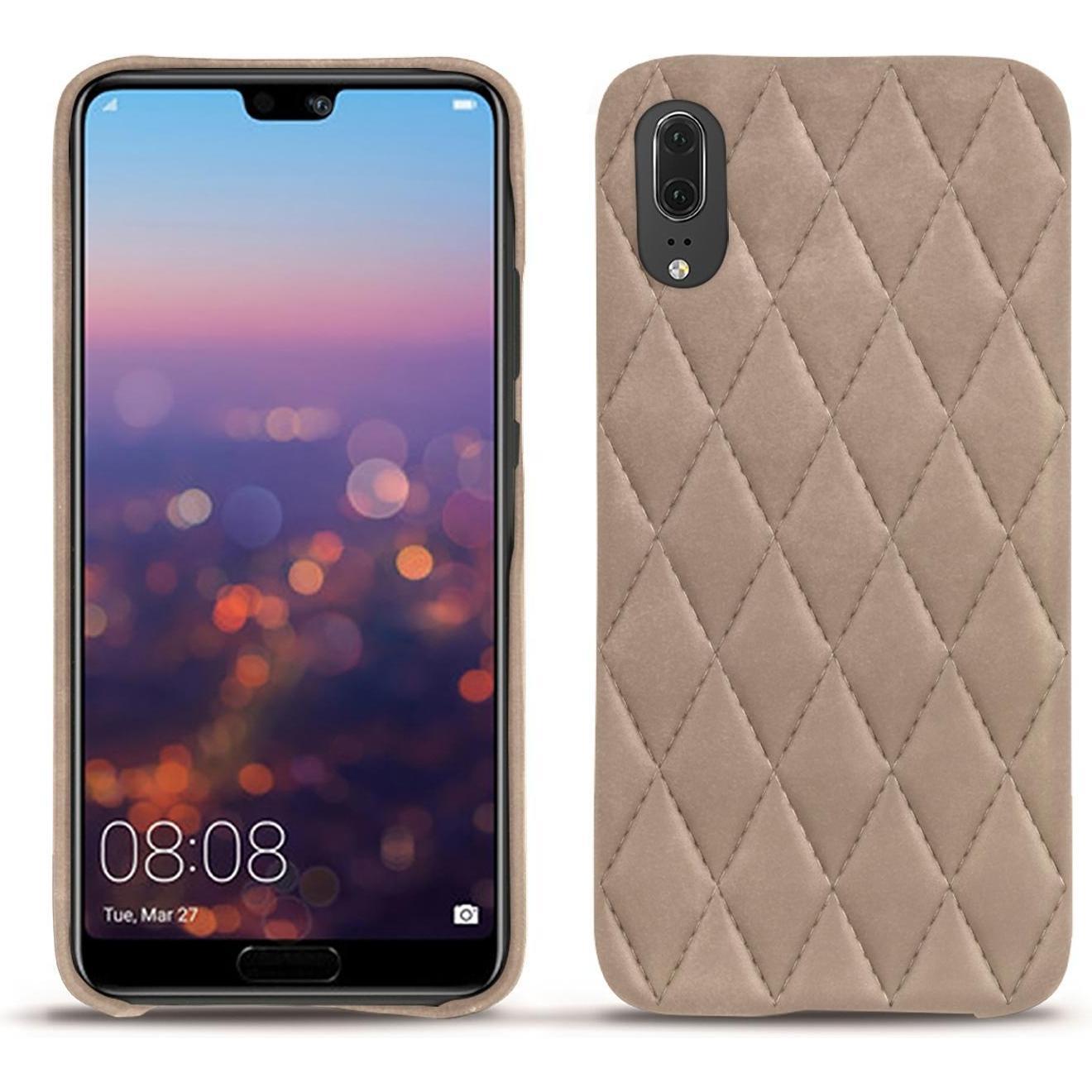 Thumbnail - Noreve Lederschutzhülle (Huawei P20), Smartphone Hülle, Beige