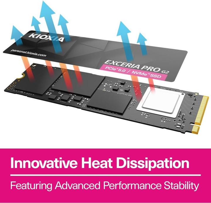 Actual product image Kioxia Exceria Pro 1tb (1000 GB, M.2 2280)