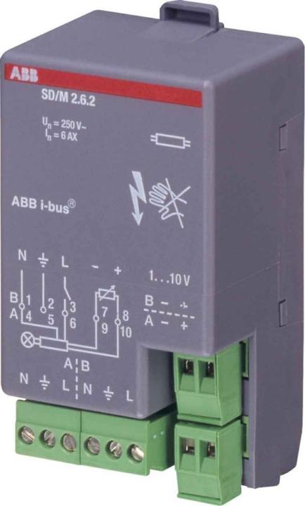 Actual product image ABB SD/M 2.6.2 Switching/dimming module (Dimming actuator)