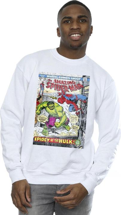 Immagine prodotto Spider-Man VS Hulk Cover Felpa Uomo (M)