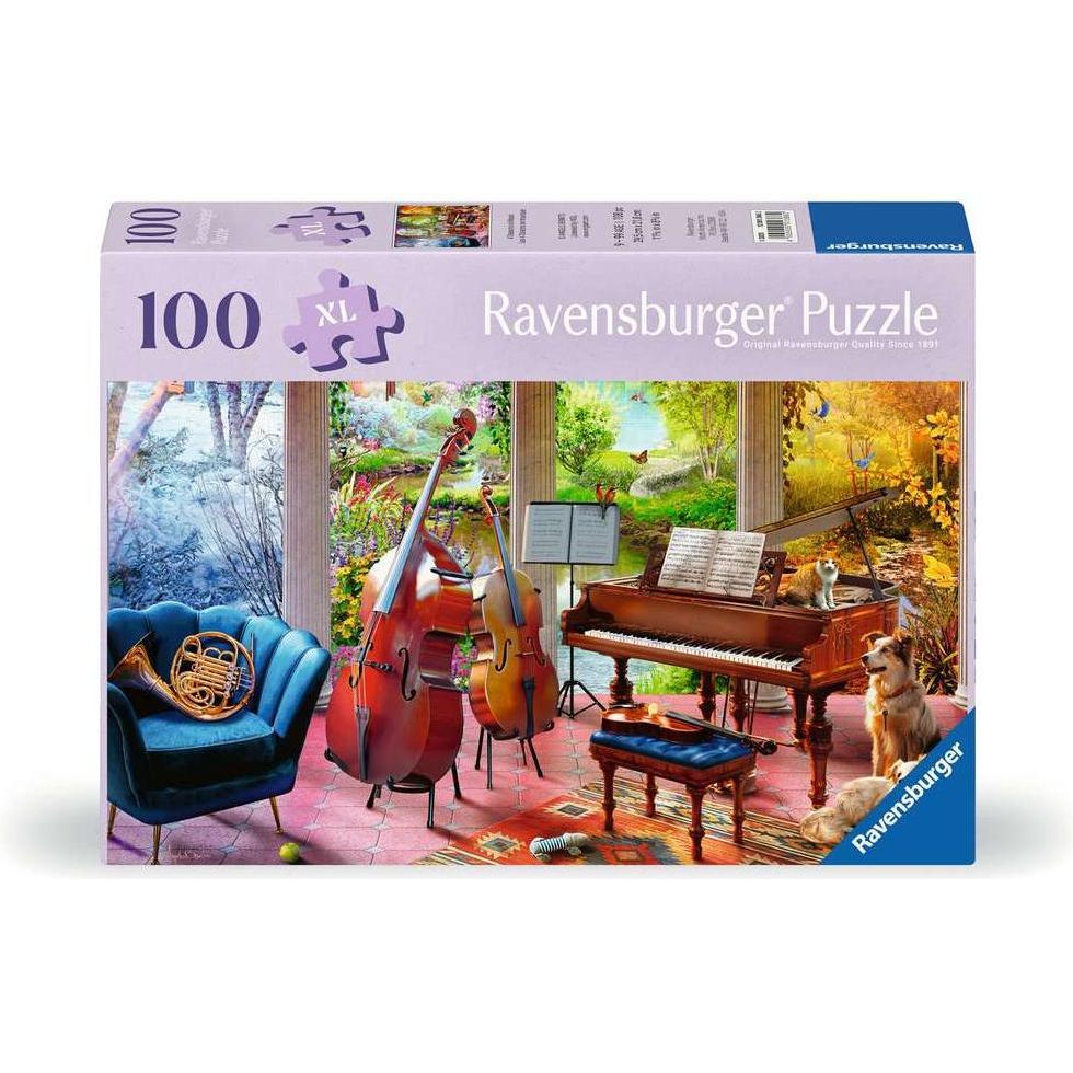 Ravensburger Puzzle 12001366 - Musikalische Jahreszeiten - Puzzle für ältere Menschen und Senioren (100 Teile)