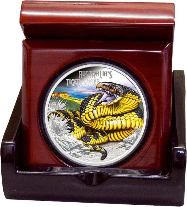 Produktbild The Perth Mint Silber Deadly & Dangerous 1 oz PP - Tigerotter 2025 (999.90, 2025)