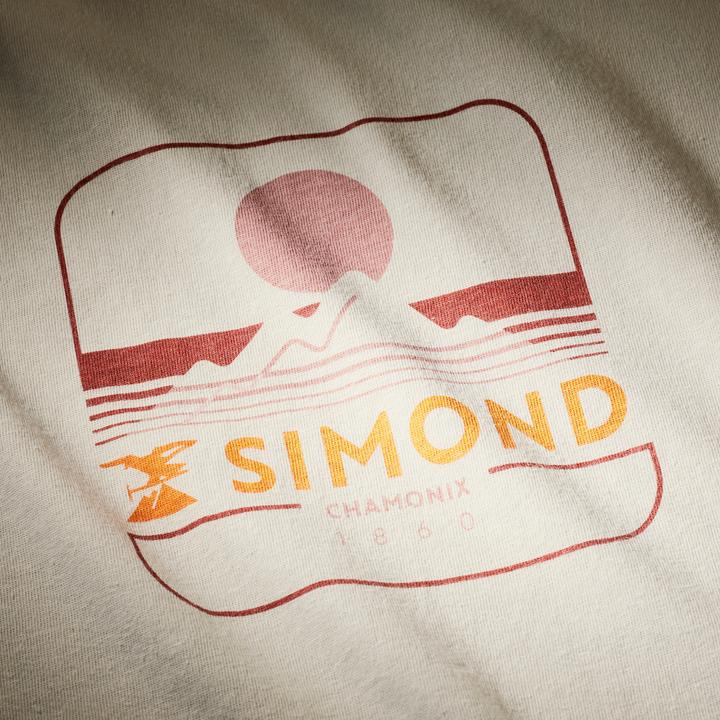 Produktbild Simond Bequemes Damen-T-Shirt zum Klettern, Vertika beige (L)