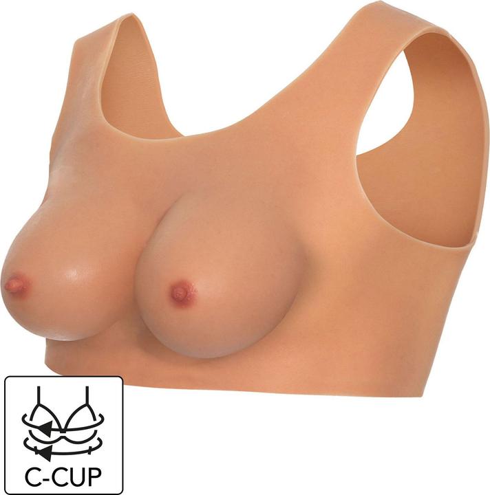 Actual product image Hidden Desire Alter Ego Wearable Breast-Top C-Cup Flesh