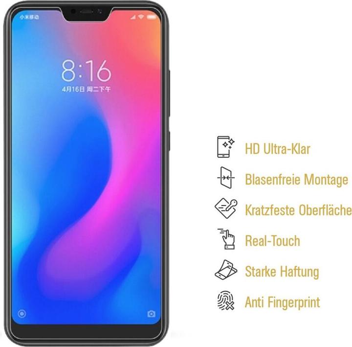 Produktbild Protectorking 4x Panzerfolie Anti-Shock HD Klar (4 Stück, Xiaomi Redmi Note 6 Pro)