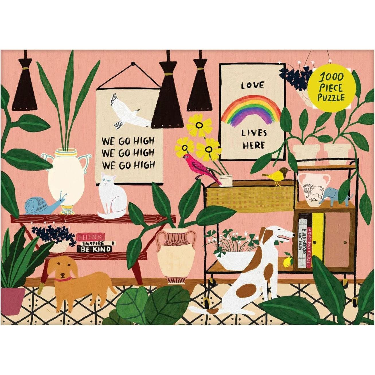 Thumbnail - Abrams & Chronicle Anne Bentley Love Lives Here 1000 Piece Puzzle (1000 Teile)