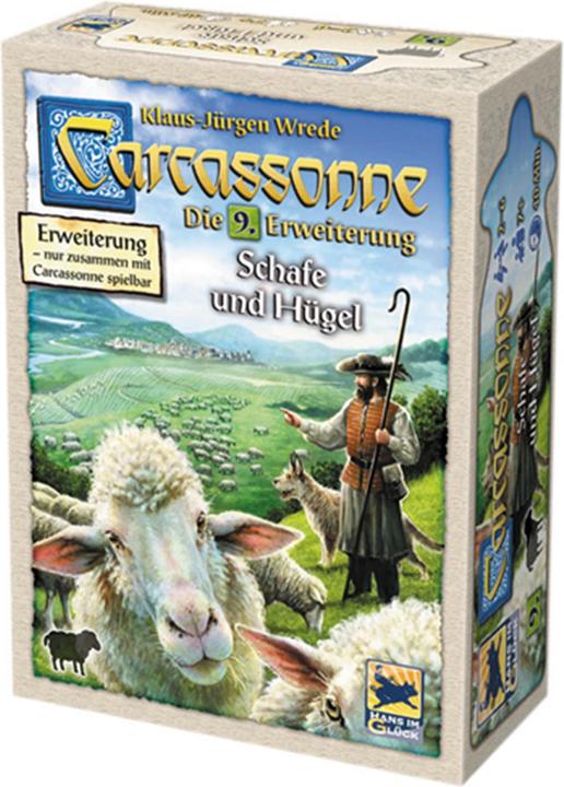 Hans im Glück Carcassonne - Schafe und Hügel (9. Erweiterung) (Deutsch)