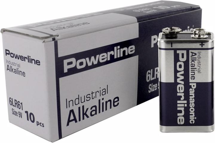 Actual product image Panasonic Powerline Industrial Alkaline (10 pcs., 9V Block)