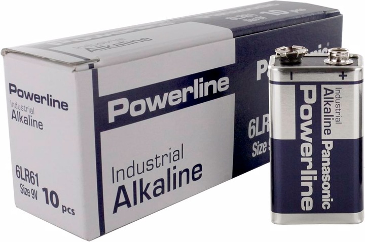 Produktbild Panasonic Powerline Industrial Alkaline (10 Stk., 9V Block)