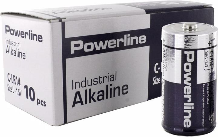 Image du produit Panasonic Ligne électrique industrielle alcaline (10 pcs, C)