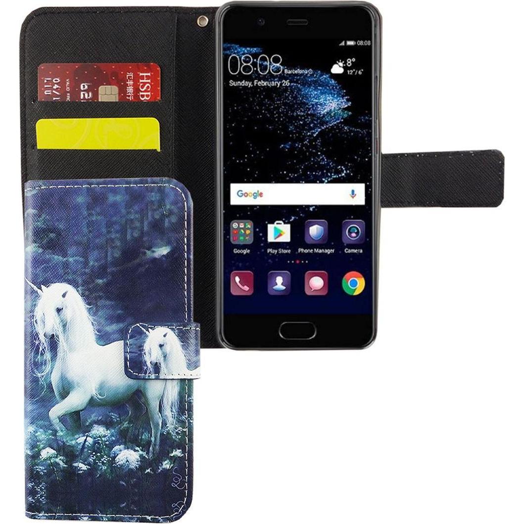König Design Schutz Handy Hülle für Huawei P10 Case Cover Tasche Wallet Etui Handyhülle Neu (Haier P10), Smartphone Hüll...