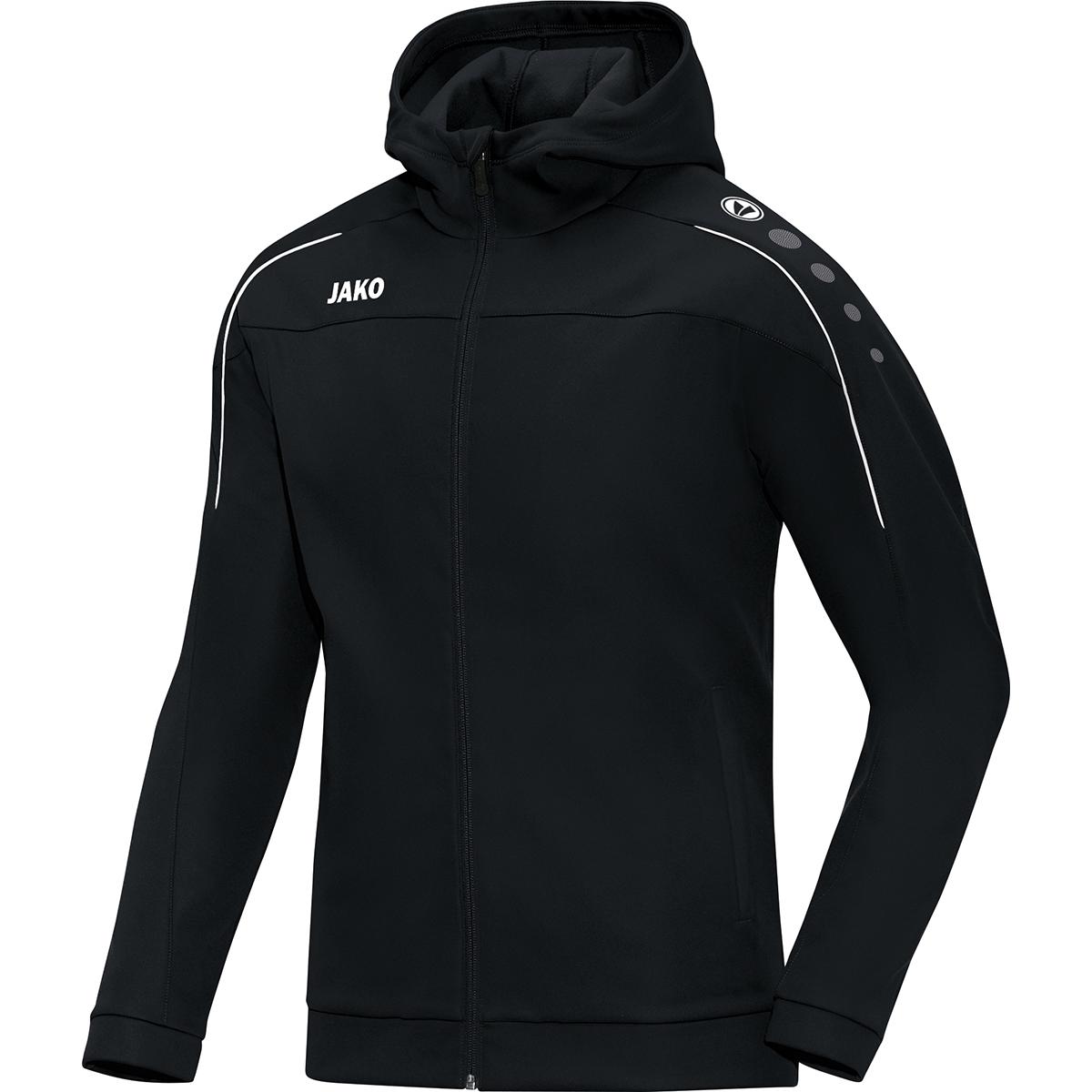 JAKO, Unisex, Jacke, KAPUZENJACKE CLASSICO (140) (140), Schwarz, 140