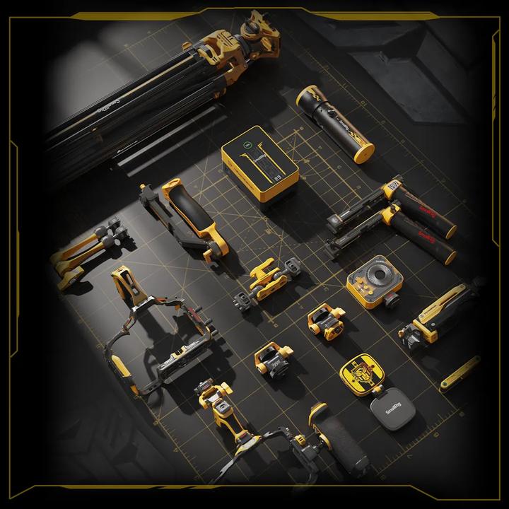 Actual product image SmallRig mini Shock Absorber Arm BumbleBee Edition