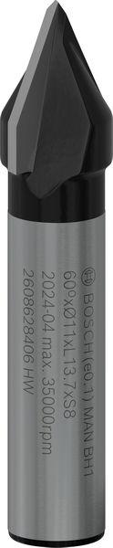 Image du produit Bosch Professional Zubehör Fraise à rainurer en V, 8 mm, D1 11 mm, L 14 mm, G 45 mm, 60
