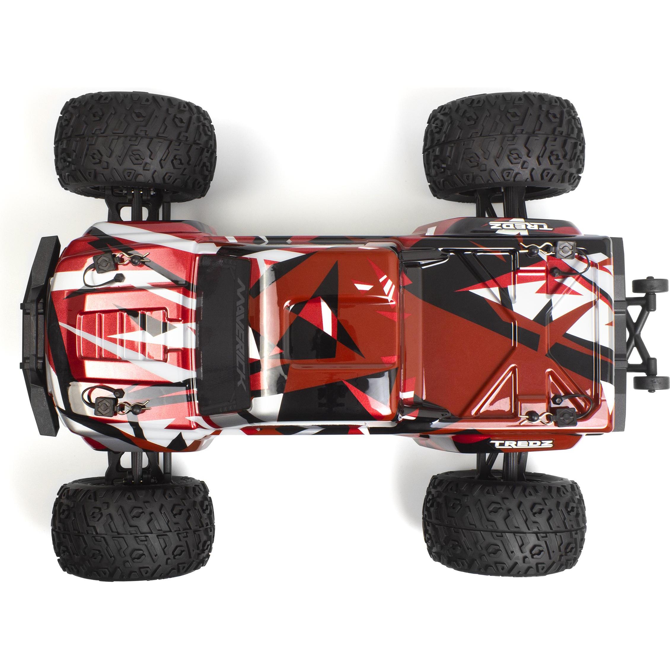 Thumbnail - Maverick Quantum2 MT Flux 1/10th Monster Truck - Red (RTR Ready-to-Run)