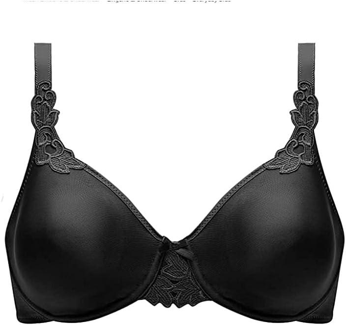 Actual product image Chantelle Basic onzichtbare gladde beha voor dames, Zwart, 75D (Single pack, 75 D)