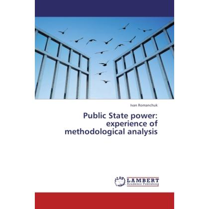 Public State power: experience of methodological analysis, Fachbücher