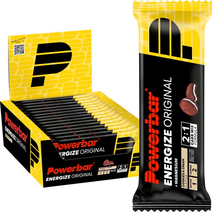 Actual product image Powerbar Energize Original (Cookies & Cream, 15 pcs., 825 g)