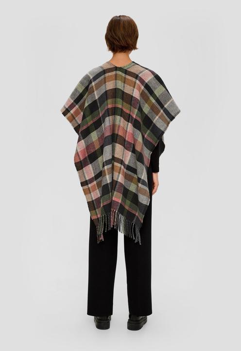 Image du produit s.Oliver Indoor-Poncho Poncho aus Baumwollmix (Taille unique)