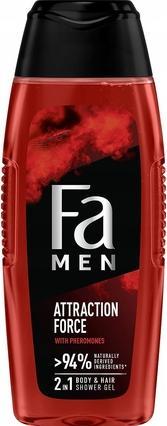 Produktbild Fa FA Men Attraction Force Shower Gel żel pod prysznic do mycia ciała i włosów dla mężczyzn Pheromone 4 (400 ml)