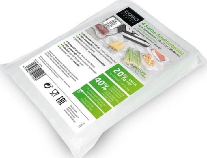 Produktbild Caso Vakuumierbeutel 4 Sterne 30 x 40 cm, 60 Stück (60x)