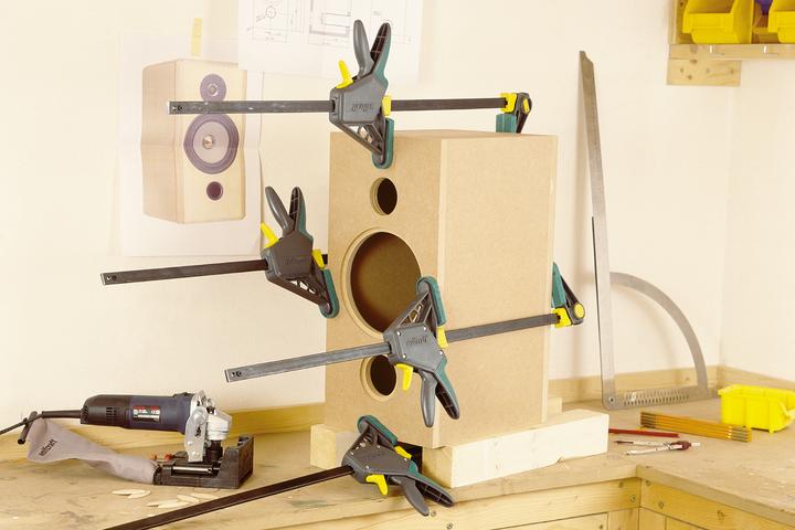 Produktbild wolfcraft 1 EHZ - Einhandzwinge PRO 100/700mm (700 mm)