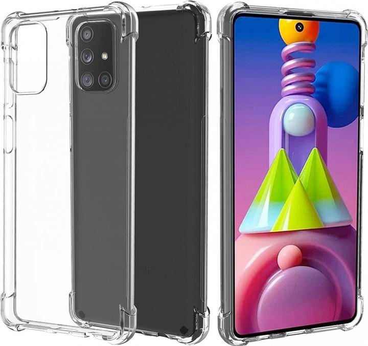 Produktbild Screenguard Samsung Galaxy M51 Hülle Crystal Soft Airbag Bumper (Samsung Galaxy M51)