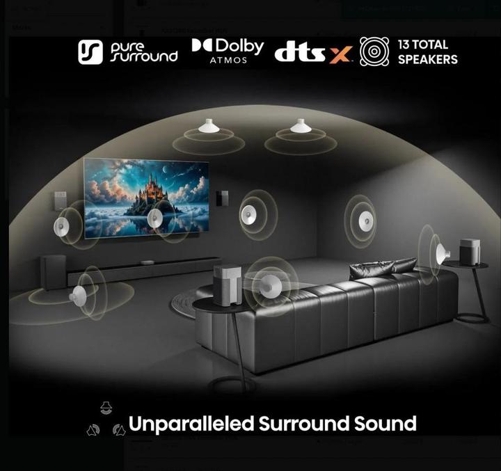 Productafbeelding Hisense Sound-System HT-Saturn 4.1.2CH, 720W, Dolby Atmos (720 W)