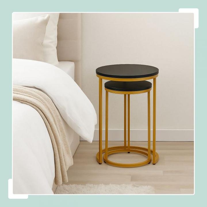 Image du produit Relaxdays 2x tables-d'appoint