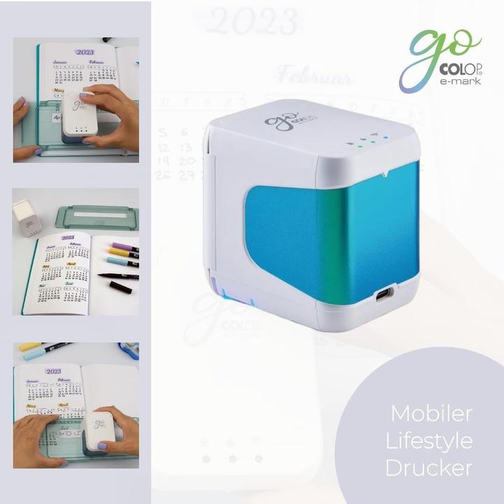 Immagine prodotto Colop Set per journaling mobile con stampante, penne, quaderno e accessori