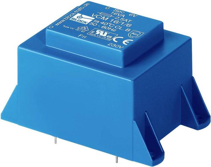 Image du produit Block Transformateur montage CI 16VA 1x24o/p