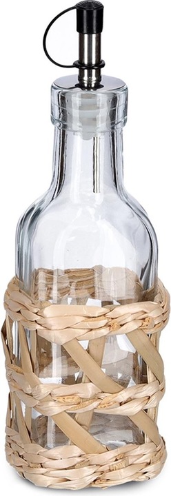 Image du produit Zeller Present Bouteille de vinaigre/huile "Boho", 190 ml, verre (150 ml)
