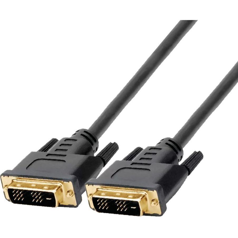 Fuj Tek DVI-I Single Link Monitorkabel, 5 m (5 m, DVI), Video Kabel